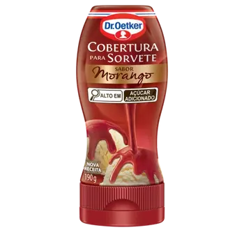 Dr. Oetker Cobertura Para Sorvete Morango