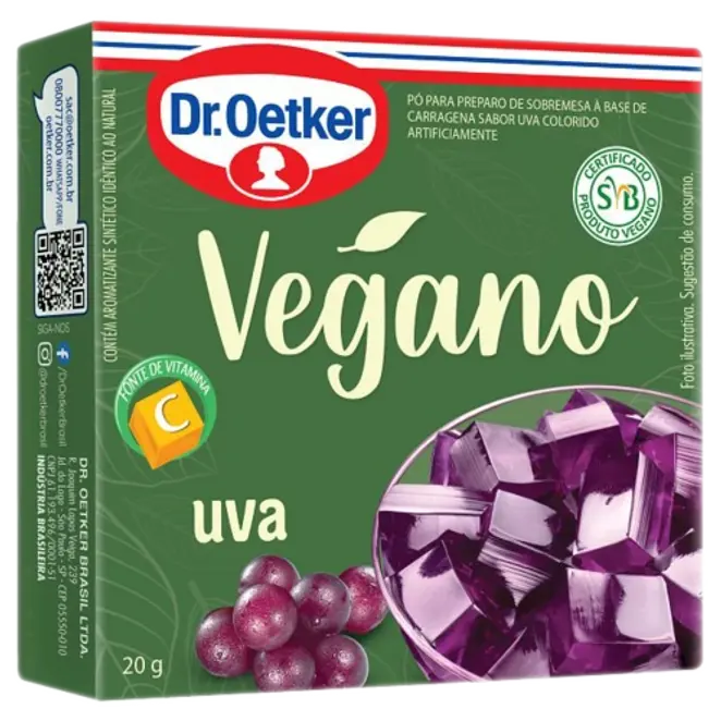 Dr. Oetker Sobremesa Vegana Sabor Uva