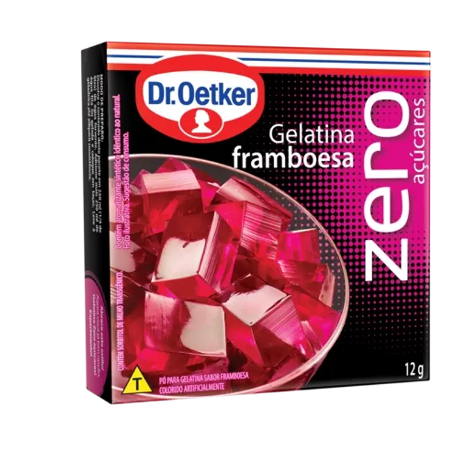 Dr. Oetker Gelatina Zero Framboesa