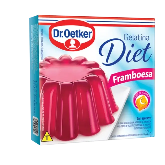 Dr. Oetker Gelatina Diet Framboesa