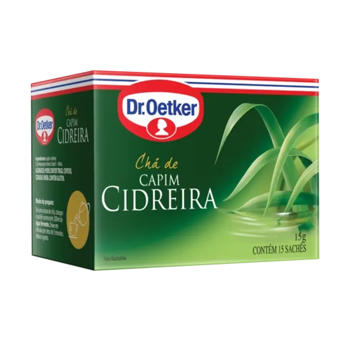 Dr. Oetker Chá de Capim-Cidreira - 15 Sachês