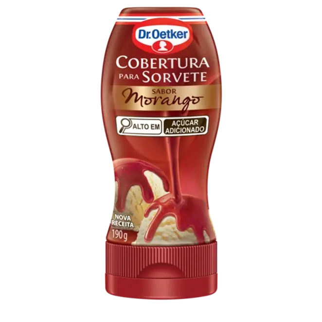 Dr. Oetker Cobertura Para Sorvete Morango