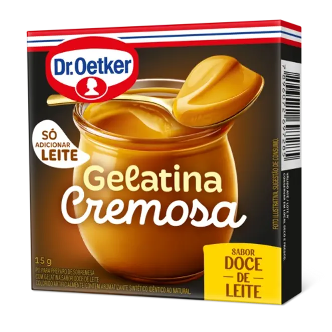 Dr. Oetker Gelatina Cremosa sabor Doce de Leite