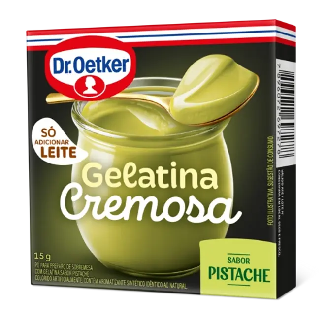 Dr. Oetker Gelatina Cremosa sabor Pistache