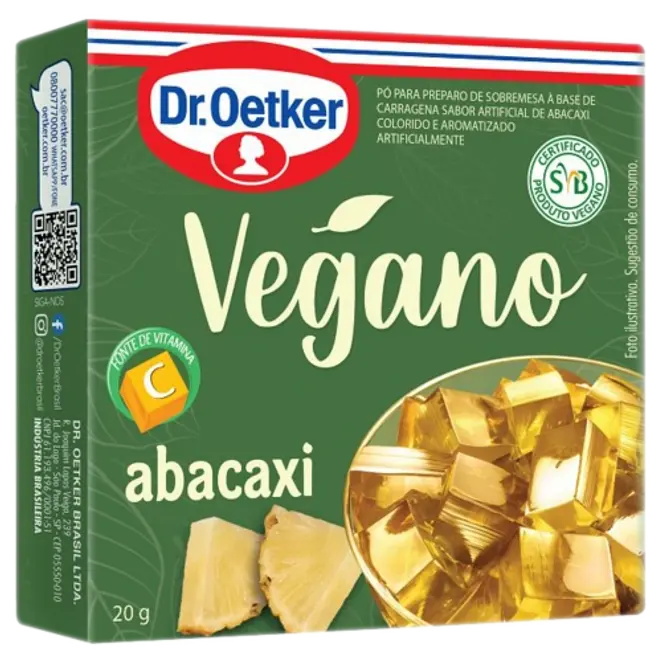 Dr. Oetker Sobremesa Vegana Sabor Abacaxi