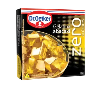 Gelatina Zero Sabor Abacaxi Dr. Oetker