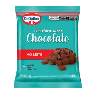 Cobertura em Moedas Sabor Chocolate ao Leite Dr. Oetker