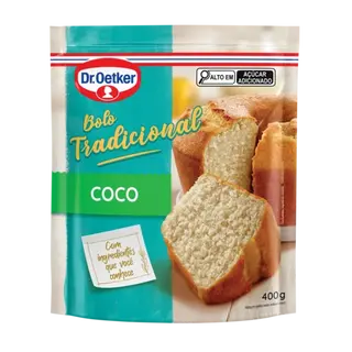 Bolo Tradicional de Coco Dr. Oetker
