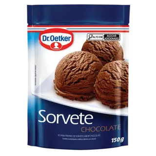 Sorvete de Chocolate Dr. Oetker