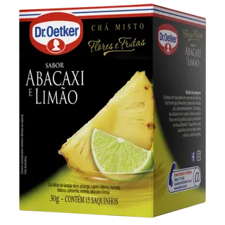 Chá Flores & Frutas Abacaxi e Limão Dr. Oetker