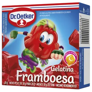 Gelatina Framboesa Dr. Oetker