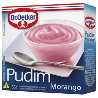 Pudim de Morango Dr. Oetker