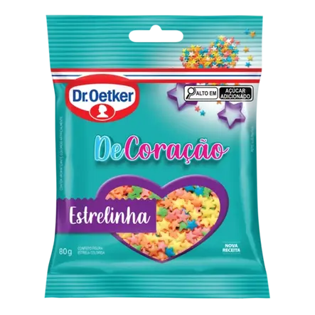 Confeito Estrelinhas Dr. Oetker