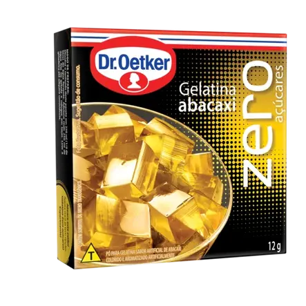 Gelatina Zero Sabor Abacaxi Dr. Oetker
