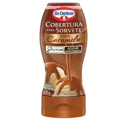 Coberturas para Sorvete Caramelo Dr. Oetker