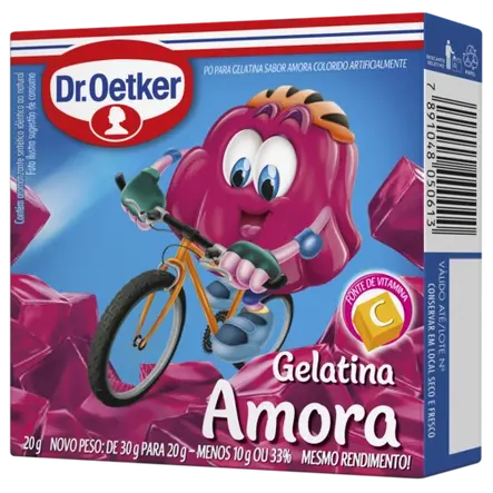 Gelatina Amora Dr. Oetker (Ou sabor de preferência)