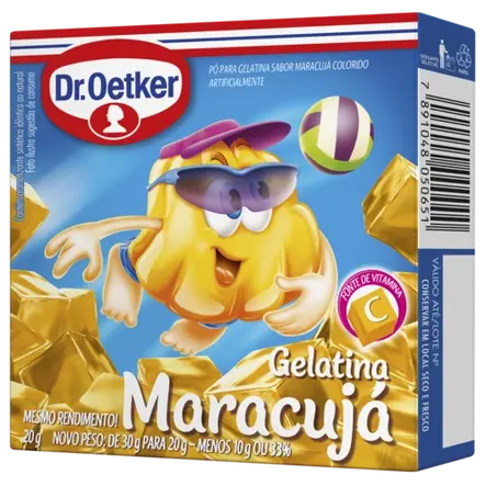 Gelatina Maracujá Dr. Oetker