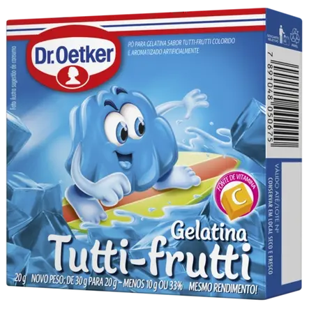 Gelatina Tutti-Frutti Dr. Oetker 