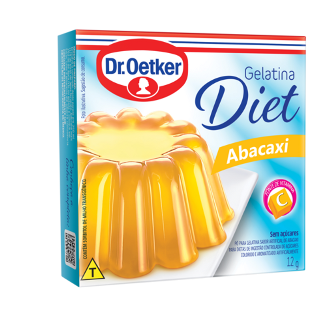 Dr. Oetker Gelatina Diet de Abacaxi