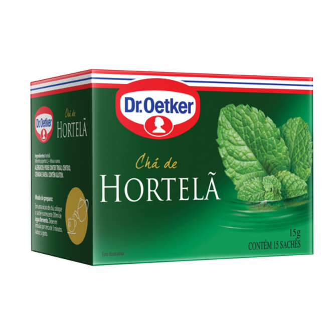 Dr. Oetker Chá de Hortelã - 15 Sachês