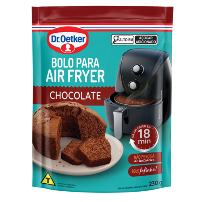Dr. Oetker Bolo para Air Fryer sabor Chocolate