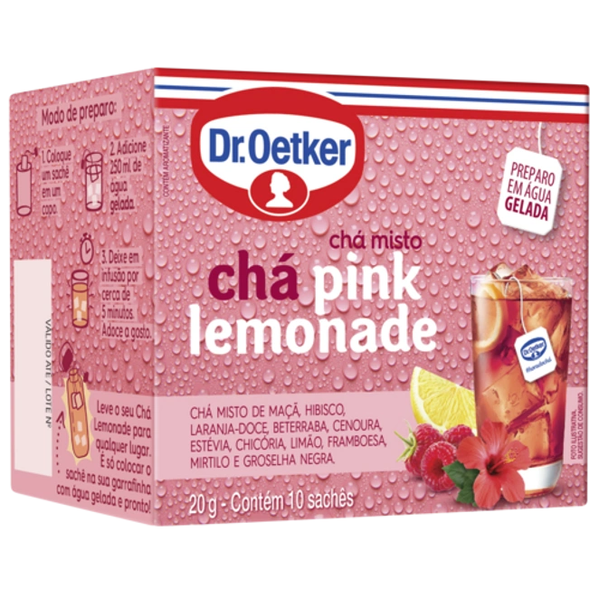 Dr. Oetker Chá Pink Lemonade