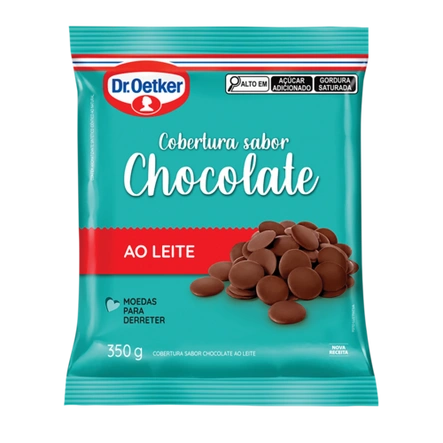 Cobertura em Moedas Sabor Chocolate ao Leite Dr. Oetker