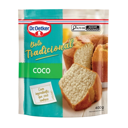 Bolo Tradicional de Coco Dr. Oetker