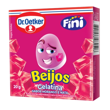 Gelatina Dr. Oetker Beijos Fini