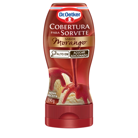 Cobertura Para Sorvete Morango Dr. Oetker