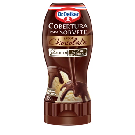 Cobertura para Sorvete Chocolate Dr. Oetker