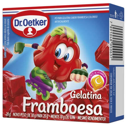 Gelatina Framboesa Dr. Oetker