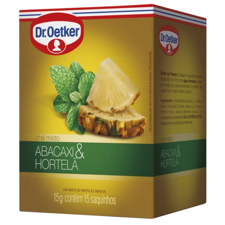 Chá de Abacaxi com Hortelã Dr Oetker