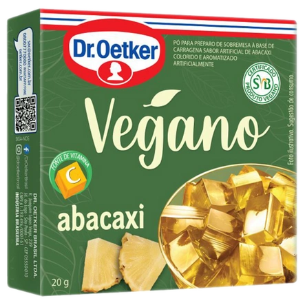 Sobremesa Vegana Sabor Abacaxi