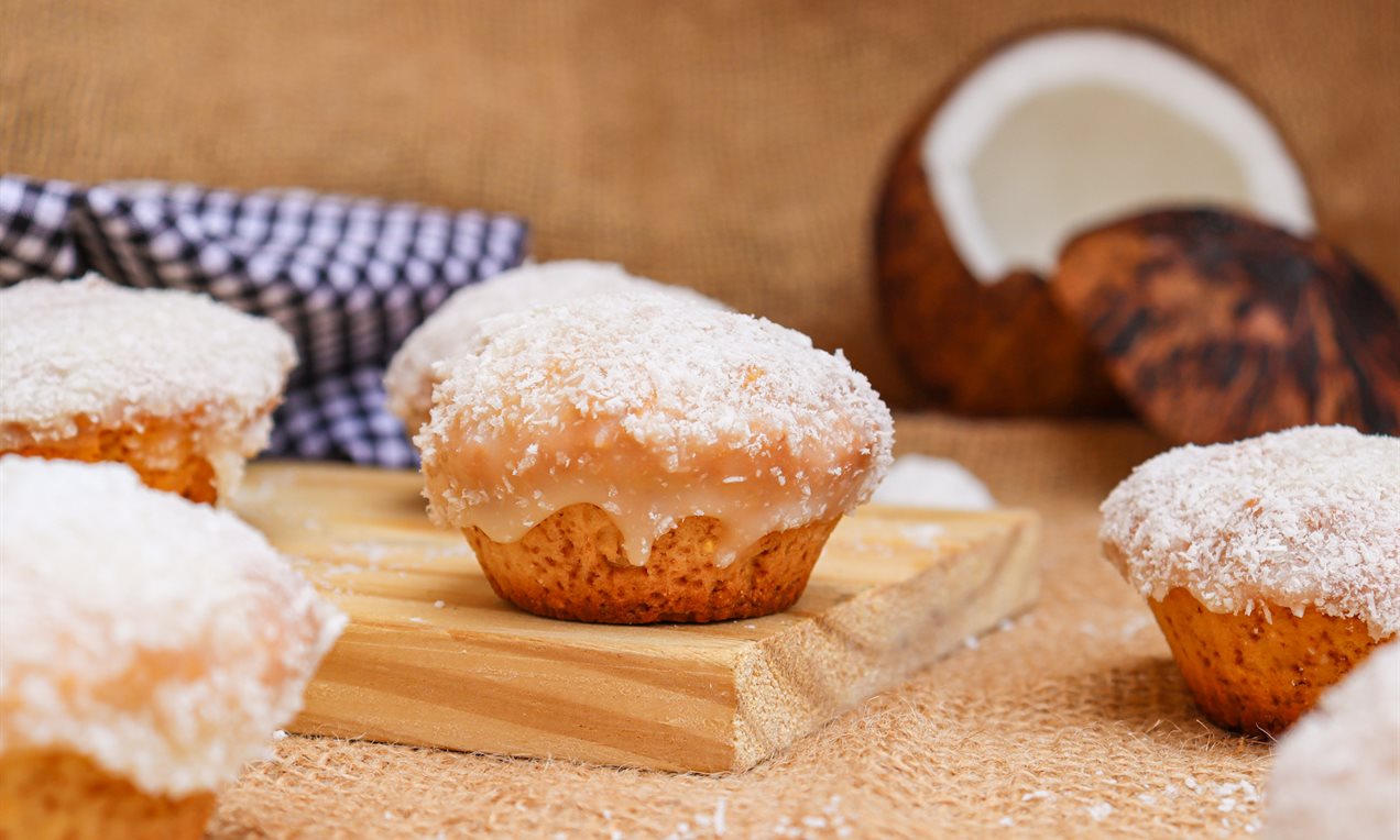Mini Broa de Milho e Coco