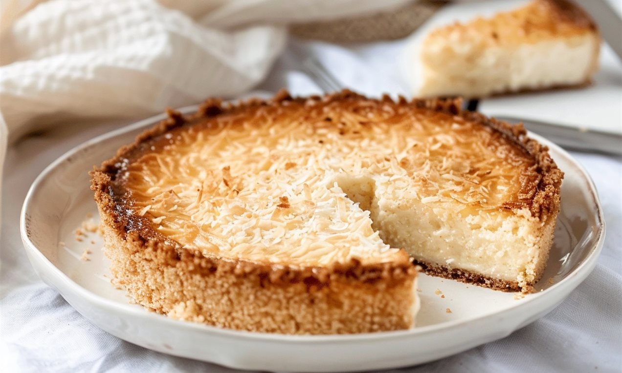 Bolo Aipim com Cocada Cremosa