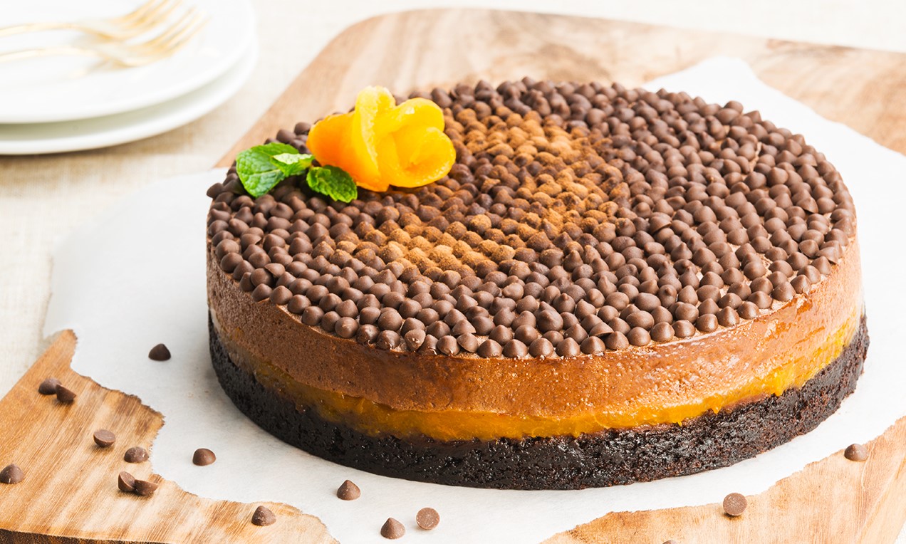Torta Duo de Chocolate