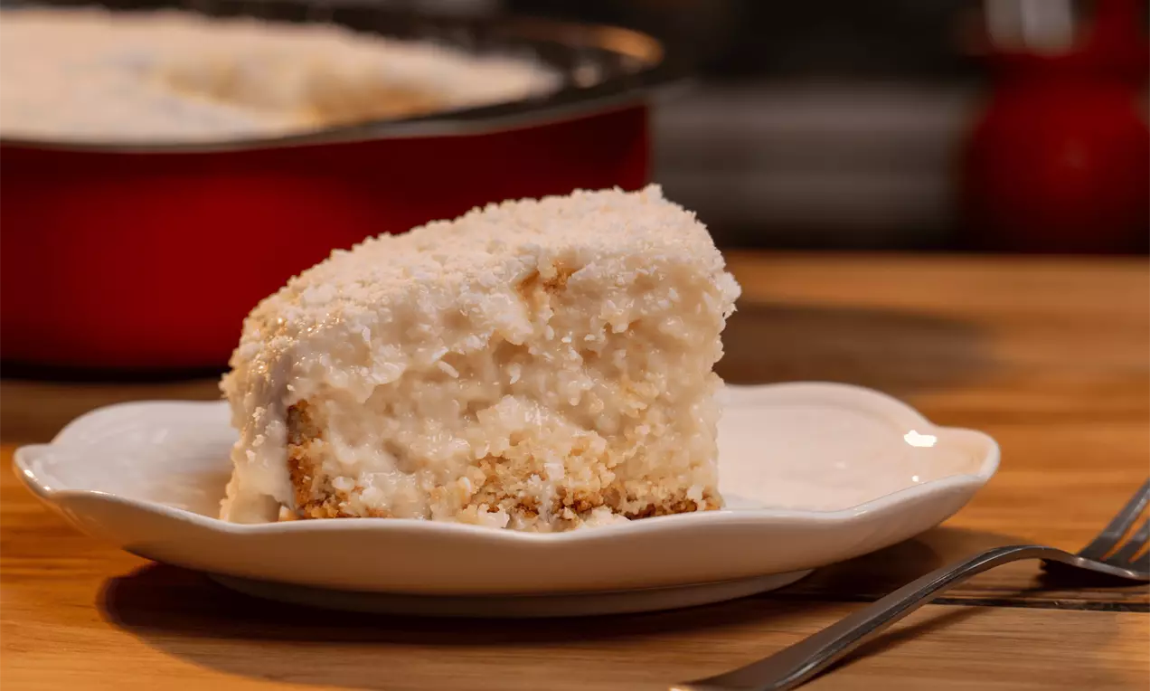 Bolo gelado de coco