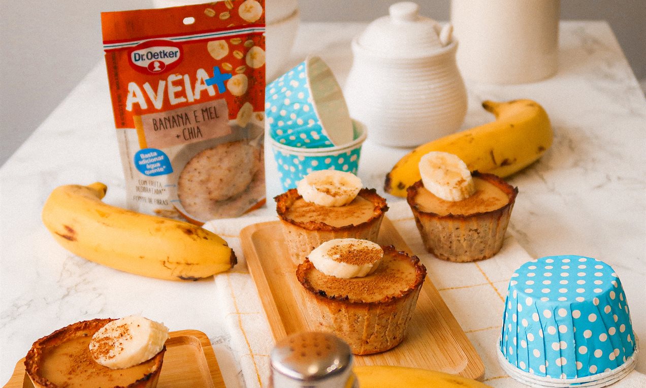 Tortinha de Aveia+ com banana