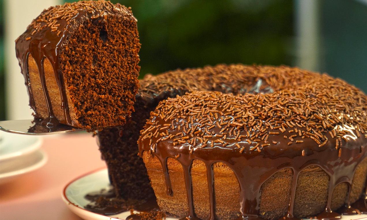 Bolo de Chocolate Meio Amargo