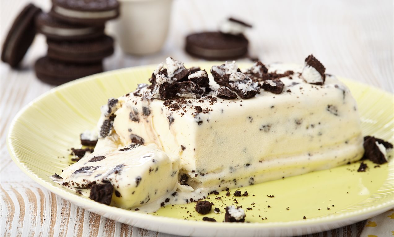 Torta de Sorvete com Biscoito