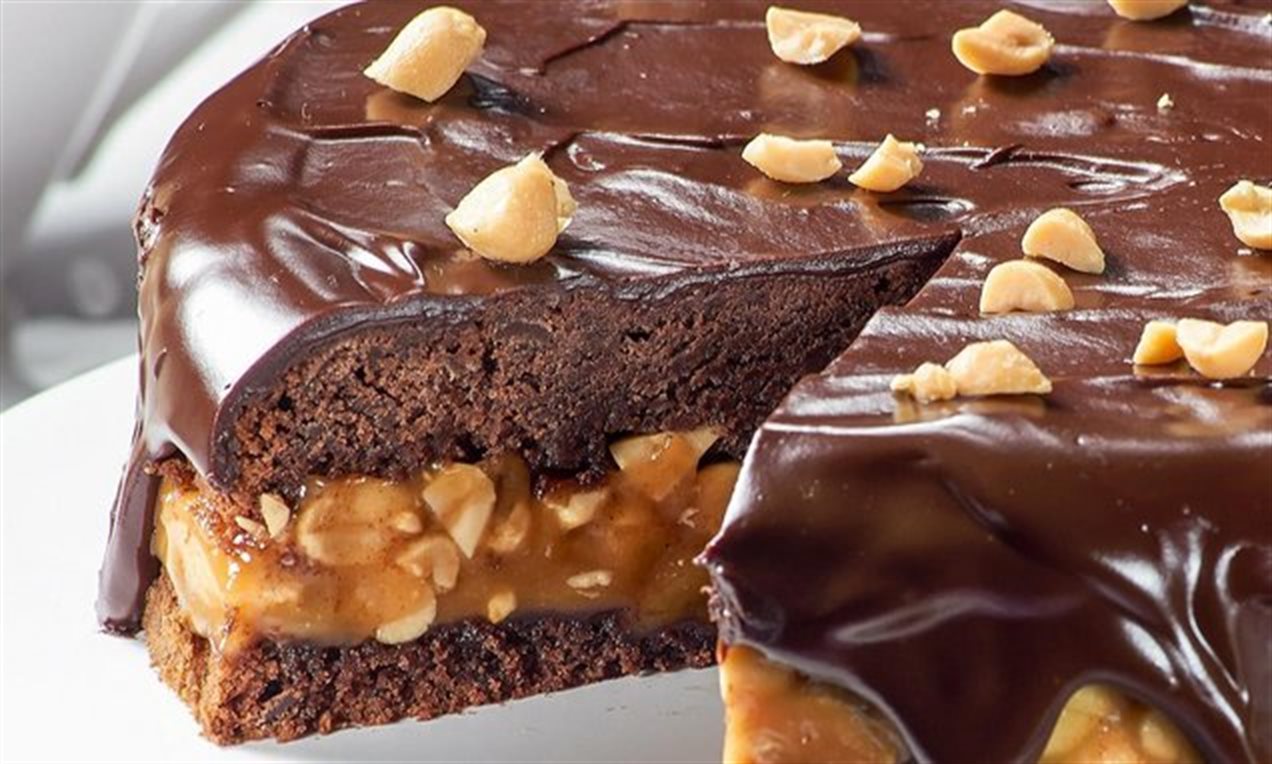 Bolo de Chocolate com Amendoim