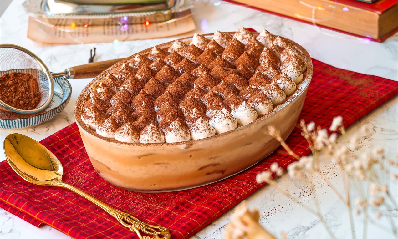 Pavê de Caramelo e Nozes