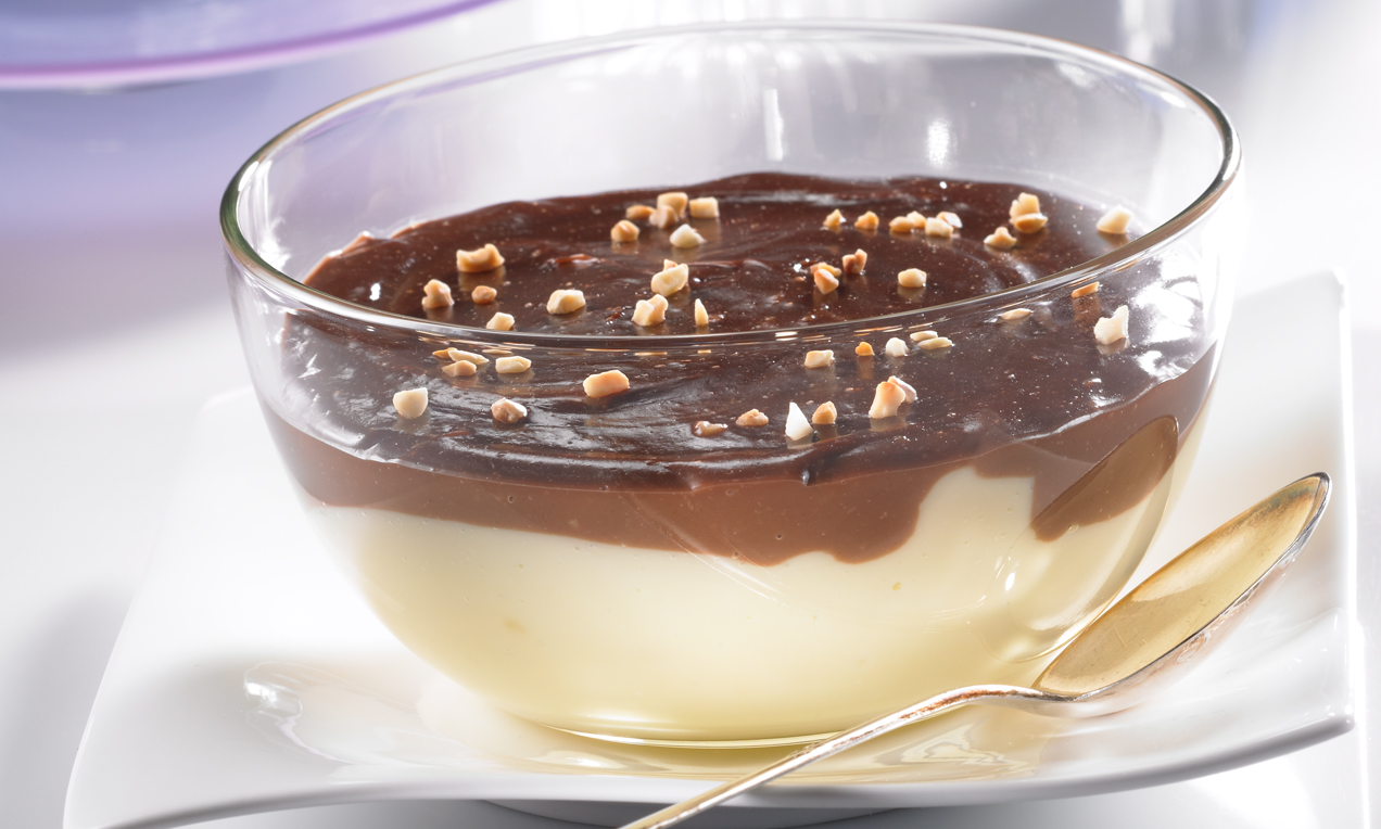 Creme de Baunilha com Chocolate
