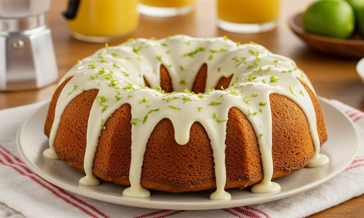 Bolo de limão com chocolate branco