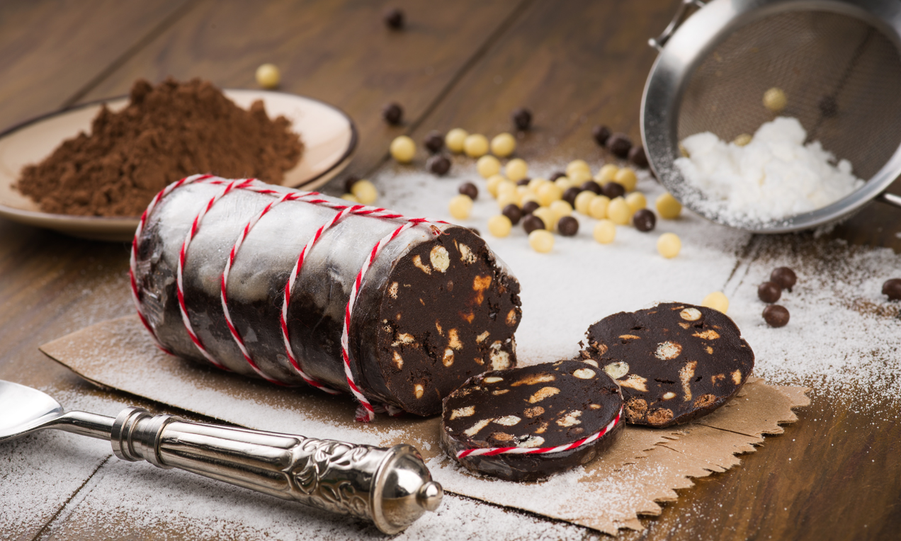 Salame Crocante de Chocolate