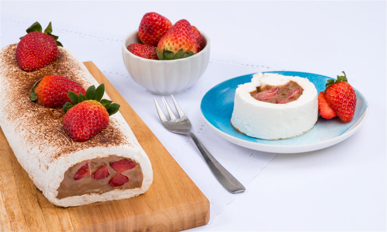 Rocambole de Chantilly