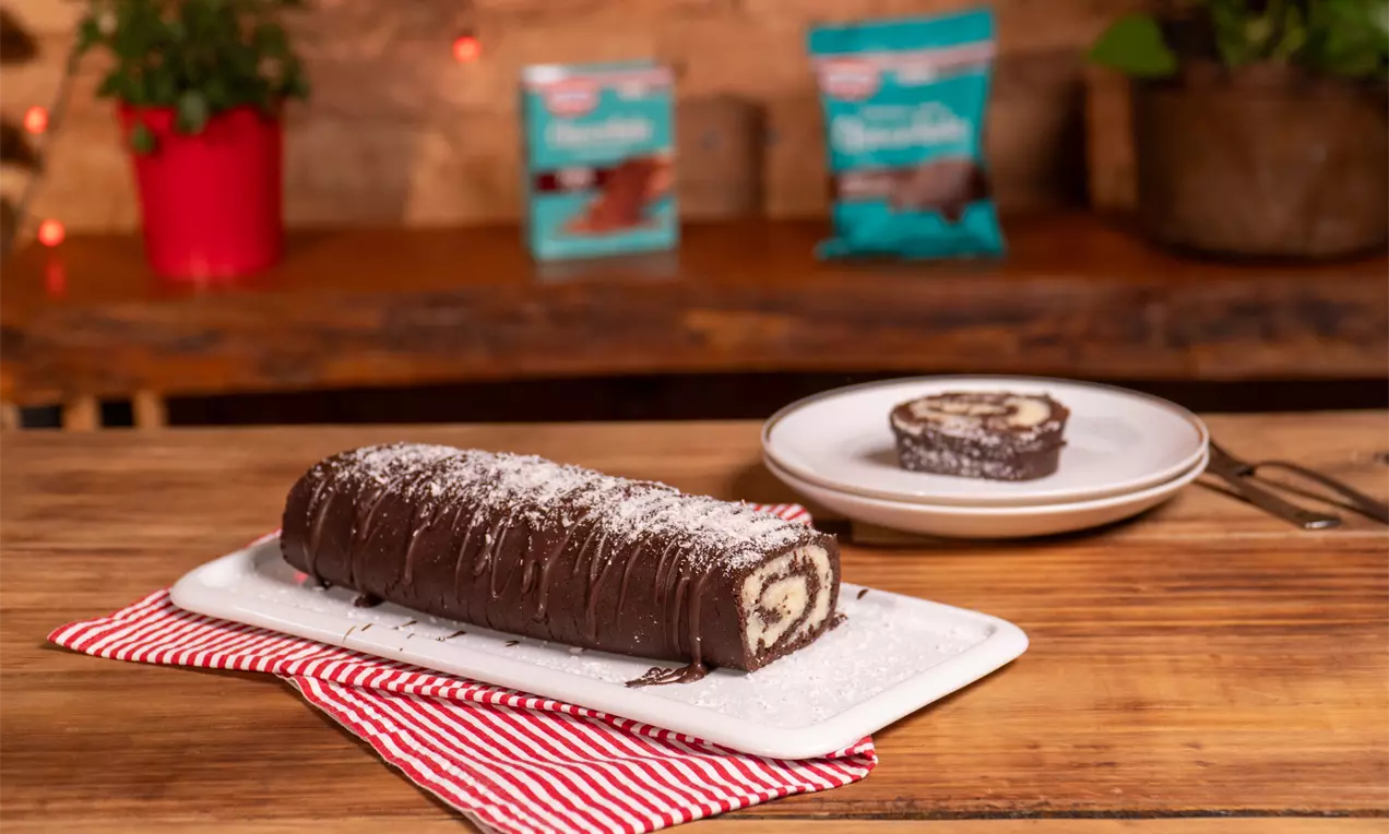 Rocambole Natalino de Beijinho